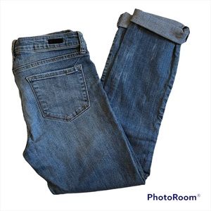 KUT From The‎ Kloth Boyfriend Jeans SP017MB8 Mild Distressing Medium Light